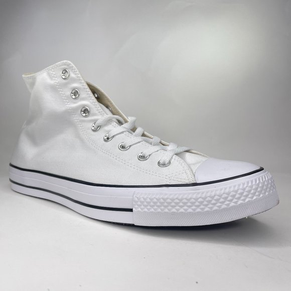 Converse CTAS High Oversized Logo White Black Sneaker. Size 13. Style:165696C. Converse Mens CTAS High Oversized Logo White Black Sneaker  main image 3